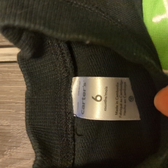 🦎 3 for 12 Carter's Frankenstein's Monster Sweater 🎃 - Picture 3 of 4